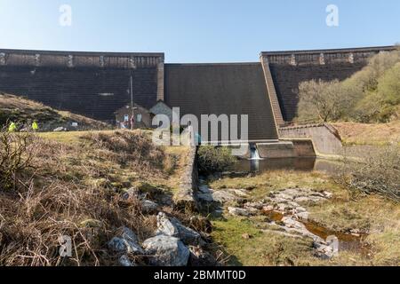 Avon Dam Reservoir, South West Water, Dartmoor Foto Stock