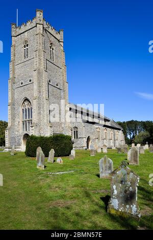 La Chiesa di San Giacomo il Grande, Castello Acre, Norfolk Foto Stock