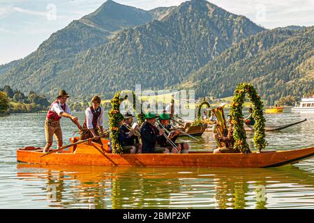 Festival della Consacrazione della Chiesa a Schliersee, Germania (Alt-Schlierseer Kirchtag) Foto Stock