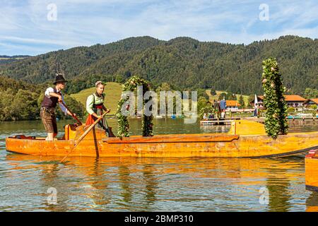 Festival della Consacrazione della Chiesa a Schliersee, Germania (Alt-Schlierseer Kirchtag) Foto Stock