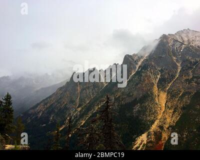 Magico North Cascades National Park nello stato di Washington Foto Stock