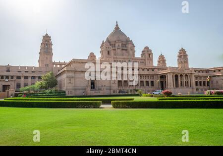 Mehrangarh, situato a Jodhpur, Rajasthan, è uno dei più grandi forti in India. Foto Stock