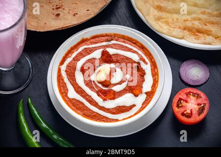 Paneer burro Masala Foto Stock