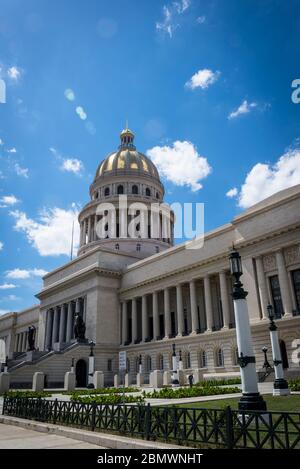 El Capitolio, o il Campidoglio Nazionale, l'Avana, Cuba, l'Avana, Cuba Foto Stock