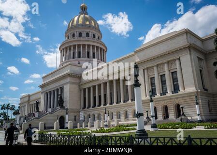 El Capitolio, o il Campidoglio Nazionale, l'Avana, Cuba, l'Avana, Cuba Foto Stock