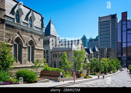 McGill University in via Mc Tavish a Montreal, Quebec Canada Foto Stock