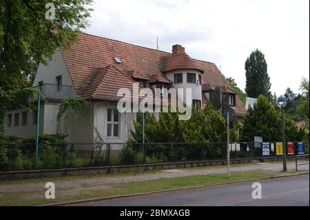 Früherer Wohnsitz von Erich Honecker am Majakowskiring, Berlino-Pankow, Foto Stock