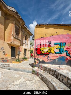 Distretto di Plaka ad Atene, Grecia Foto Stock