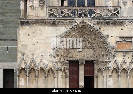 la nostra chiesa di saint-lô (normandia - francia) Foto Stock