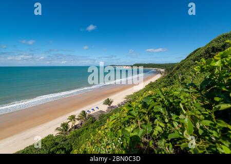 Spiaggia di Madeiro, Tibau do sul, vicino alla spiaggia di Pipa e Natal, Rio Grande do Norte, Brasile. Foto Stock