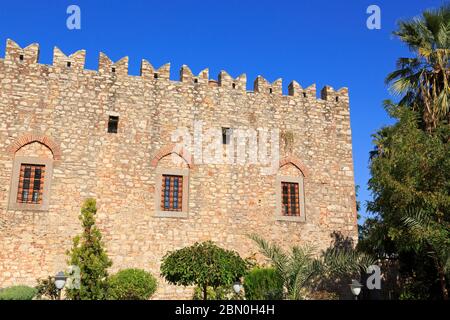 Caravanserail edificio storico, Kusadasi, Aydin, provincia, Turchia, Mediterraneo Foto Stock