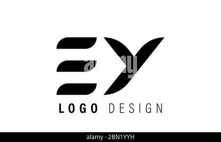 Logo EY Letter. Logo EY YE letter. Unico attraente creativo moderno iniziale EY YE e Y iniziale basato lettera icona logo design. Illustrazione Vettoriale