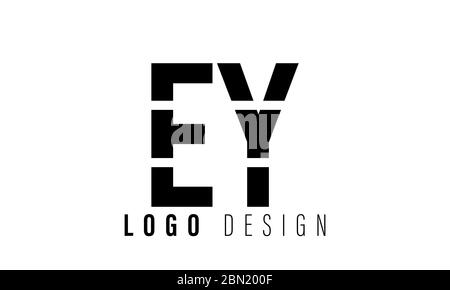 Logo EY Letter. Logo EY YE letter. Unico attraente creativo moderno iniziale EY YE e Y iniziale basato lettera icona logo design. Illustrazione Vettoriale