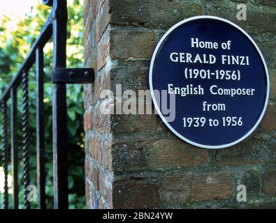 La casa di Gerald Finzi English Composer Church Farm ad Ashamsworth Hampshire Foto Stock