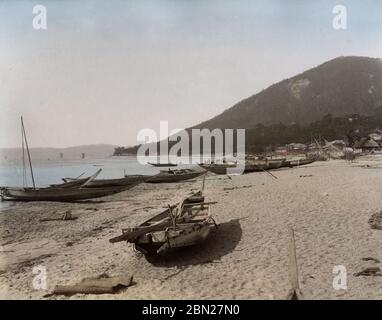 Spiaggia di Suma vicino Kobe, Giappone Foto Stock