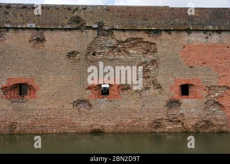 Tybee Island USA - 5 Marzo 2015 - Monumento Nazionale di Fort Pulaski in Georgia USA Foto Stock