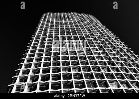 Un blocco Torre nella città di Londra Inghilterra Regno Unito Foto Stock