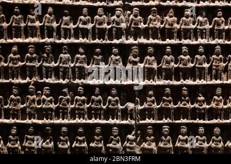 Il Museo Nazionale di Arte Asiatica Guimet Vishnu, arenaria. 12 ° secolo. Angkor iva. Parigi. Francia. Foto Stock
