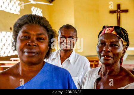 Oasi di amore, un centro cattolico per i disabili mentali persone in Kpalime, Togo Foto Stock