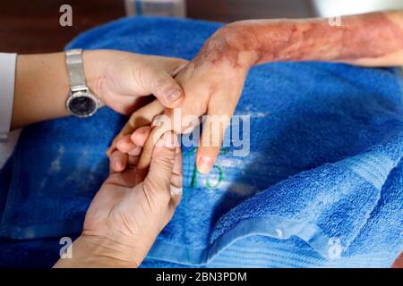 Centro medico gestito dalle suore Domenicane. Bien Hoa. Vietnam. Foto Stock