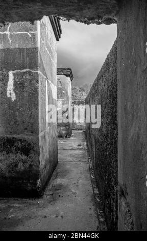 Comando Bunker a Zandvoorde, Belgio. Bunker di comando tedesco ben conservato usato nella battaglia degli Ypres saliente durante la prima guerra mondiale. Foto Stock