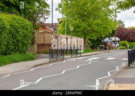 Tanyard Lane nel villaggio di Worcestershire di Alvechurch Foto Stock