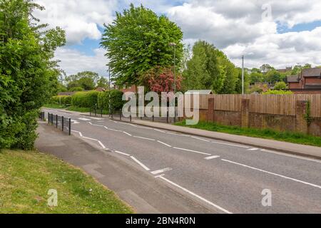 Tanyard Lane nel villaggio di Worcestershire di Alvechurch Foto Stock