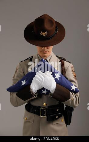 Studio di membri della guardia a colori amo, OFO e BP per il programma Valor Memorial Materials, Washington D.C., 4 aprile 2018. Dogana e protezione delle frontiere degli Stati Uniti Foto Stock