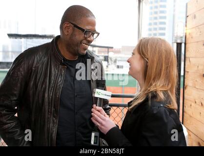 Austin Texas USA, marzo 2012: Il vincitore del premio American Academy Award, nato in Texas, Forest Whitaker parla con il reporter dell'evento SXSW. ©Marjorie Kamys Cotera/Daemmrich Photography Foto Stock