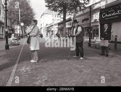 eastbourne lockdown shopping, isolato, desolato, covid 19, corona virus Foto Stock