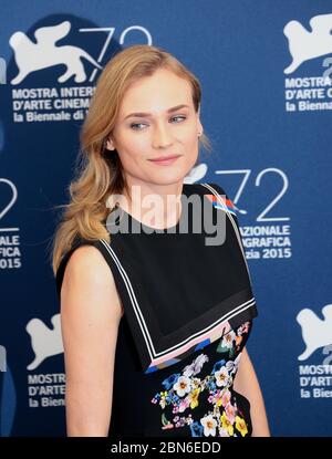 VENEZIA, ITALIA - SETTEMBRE 02: Diane Kruger partecipa alla Galleria fotografica della Giuria durante il 72o Festival del Cinema di Venezia il 2 settembre 2015 a Venezia, Italia. Foto Stock