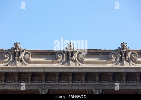 Particolare del palazzo di detto Halim Pasha, costruito nel 1899, il Cairo, Egitto Foto Stock