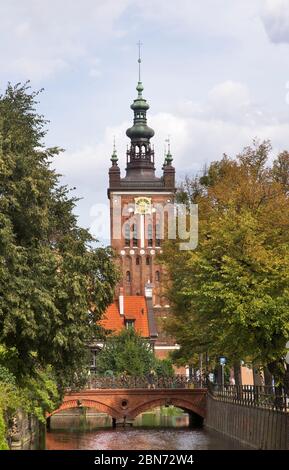 Chiesa di Santa Caterina a Danzica. Polonia Foto Stock