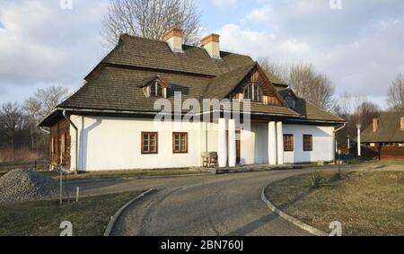 Complesso alberghiero e ristorante Pastewnik a Przeworsk. Polonia Foto Stock