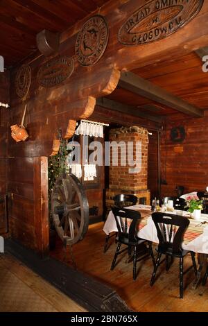 Complesso alberghiero e ristorante Pastewnik a Przeworsk. Polonia Foto Stock