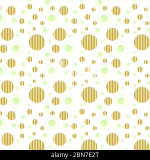Abstract seamless sfondo con cerchi a strisce Foto Stock