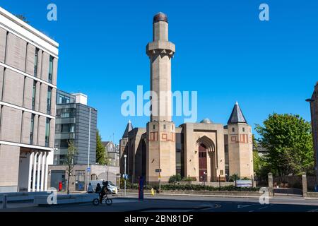 Moschea centrale di Edimburgo su Potterrow, Newington, Edimburgo, Scozia, Regno Unito Foto Stock