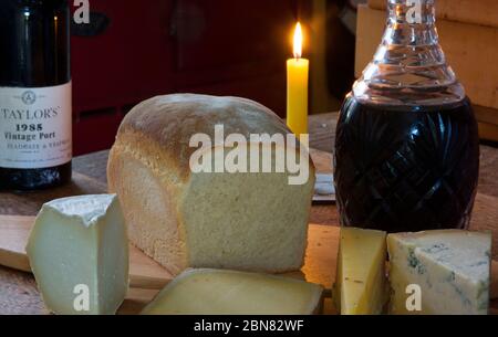 Una classica cena in fattoria del College Foto Stock