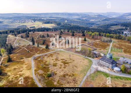 kahler asten paesaggio germania dall'alto Foto Stock