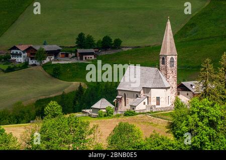 Santa Maddalena, Val di Funes, Alto Adige, Italia Foto Stock