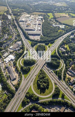 , vendita al dettaglio parco Ruhrpark, 23.08.2017, vista aerea, Germania, Nord Reno-Westfalia, Ruhr Area, Bochum Foto Stock