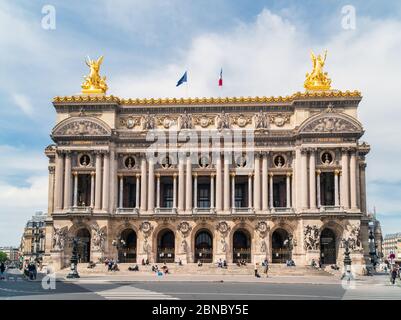 Opera Garnier e l'Accademia Nazionale di Musica di Parigi, Francia Foto Stock