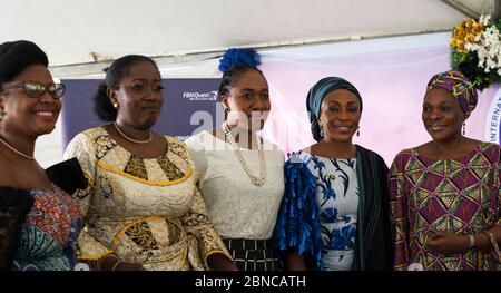 NIGERIA LAGOS DONNE CONGRES SOGGETTO VEDOVA IN AFRICA Foto Stock