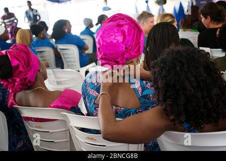 NIGERIA LAGOS DONNE CONGRES SOGGETTO VEDOVA IN AFRICA Foto Stock