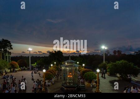 Vollmondfest bei einer Reise auf Sri Lanka Foto Stock