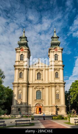 Cattedrale di Santa Teresa d'Avila, cattolica romana, a Subotica, Vojvodina, Serbia Foto Stock