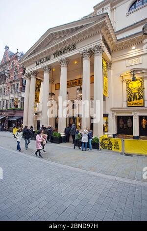 Il musical del Re Leone al Teatro Lyceum Foto Stock