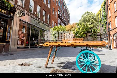 Empty Streets in Covent Garden durante la Lockdown 2020 Londra UK Foto Stock