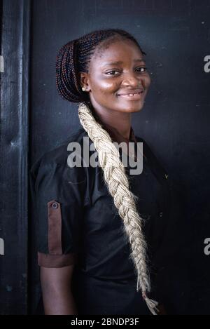 Nigeria, stile di vita, ritratto, bellezza del deserto Foto Stock