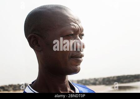 Nigeria, stile di vita, ritratto, bellezza del deserto Foto Stock